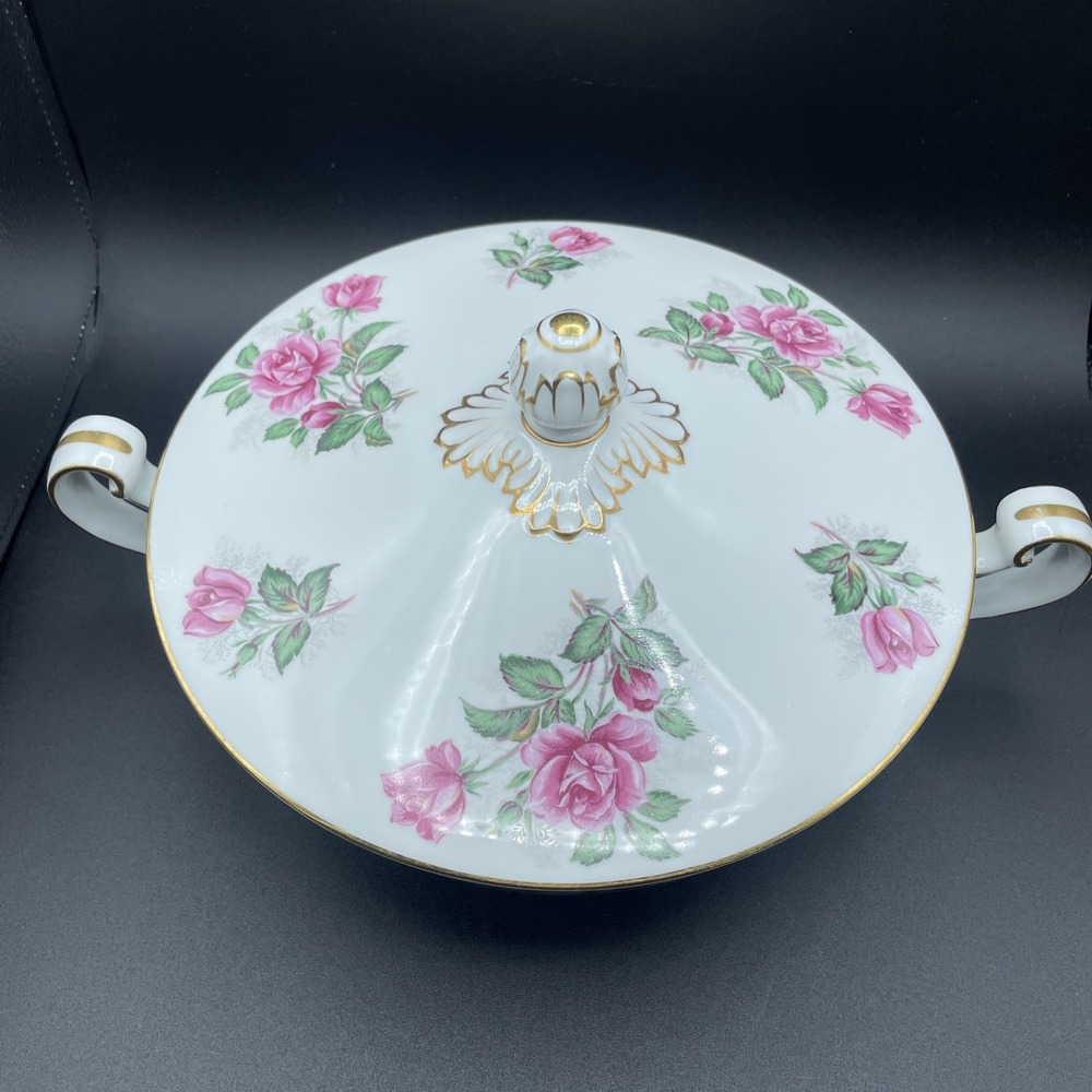 Noritake China ROSELANE ROUND COVERED BOWL With LID - Picture 5 of 13
